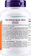 Suplement diety Mleczan wapnia - Now Foods Calcium Lactate — Zdjęcie N2