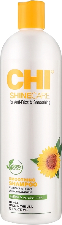 Wygładzający szampon do włosów - CHI Shine Care Smoothing Shampoo — Zdjęcie N1