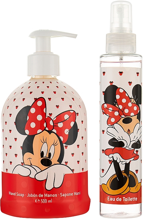 PRZECENA! EP Line Disney Minnie Mouse - Zestaw (edt/150ml + l/soap/500ml) * — Zdjęcie N3