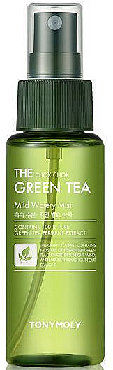 Mgiełka do twarzy z ekstraktem z zielonej herbaty - Tony Moly The Chok Chok Green Tea Mild Watery Mist  — Zdjęcie N1