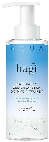 Naturalny żel-galaretka do mycia twarzy - Hagi Aqua Zone — Zdjęcie N1