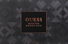 Guess Seductive Homme Noir - Zestaw (edt/100ml + sh/gel/100ml + deo/226ml + pouch/1pc) — Zdjęcie N1