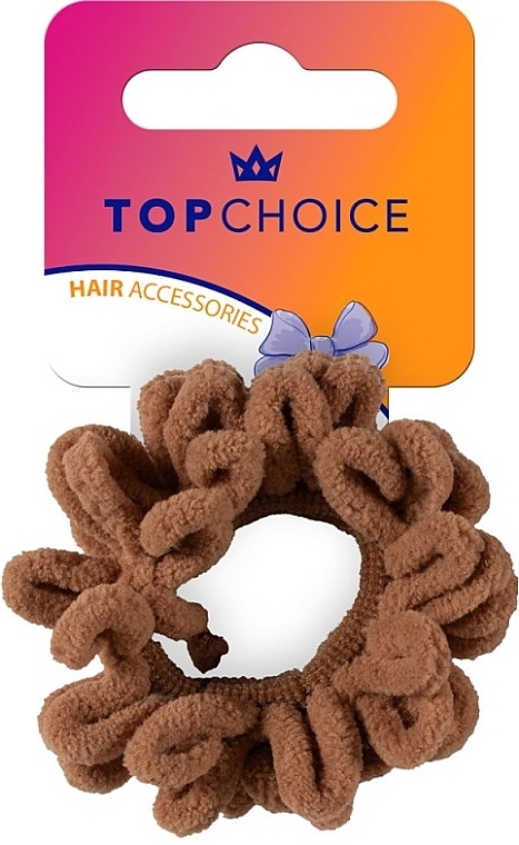 Gumka do włosów, 20612, nude - Top Choice Hair Accessories — Zdjęcie N1