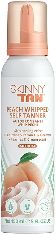 Mus samoopalający Peach - Skinny Tan Whip Mousse — Zdjęcie N1
