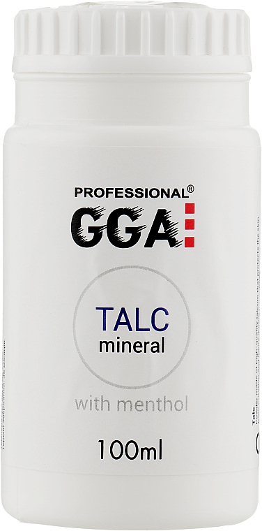 Talk z mentolem - GGA Professional Talc Mineral — Zdjęcie N1