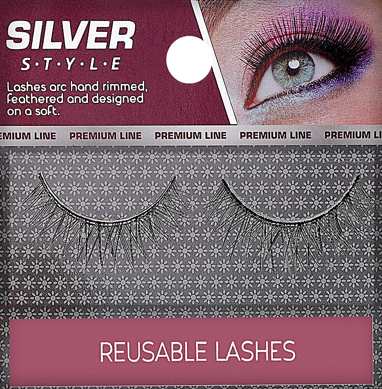 Sztuczne rzęsy naturalne X, FR 201 - Silver Style Eyelashes — Zdjęcie N1