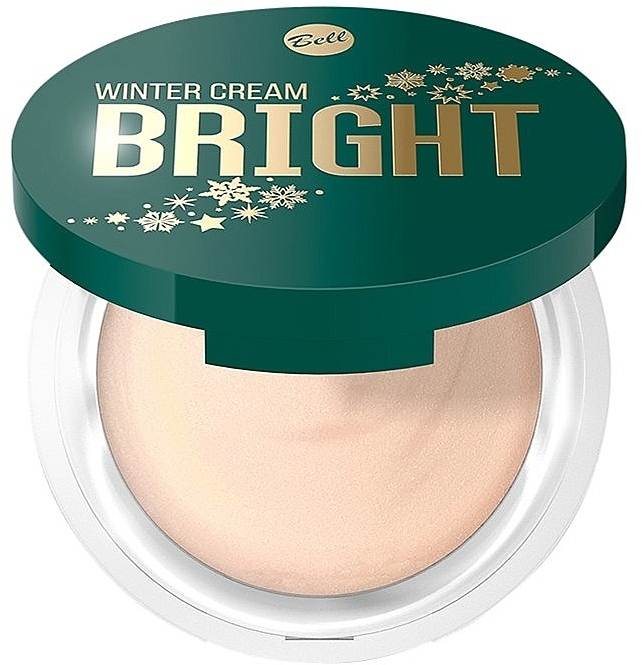 Kremowy rozświetlacz do twarzy - Bell Winter Cream Bright — Zdjęcie N1