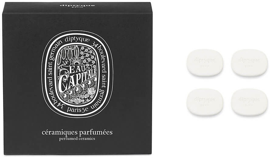 Saszetki perfumowane - Diptyque Refill For Perfumed Brooch Eau Capitale — Zdjęcie N1