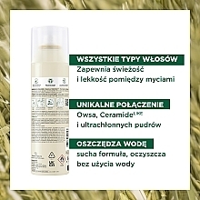 Suchy szampon z płatkami owsianymi i ceramidami - Klorane Dry Shampoo Ultra-Gentle With Oat&Ceramide  — Zdjęcie N6