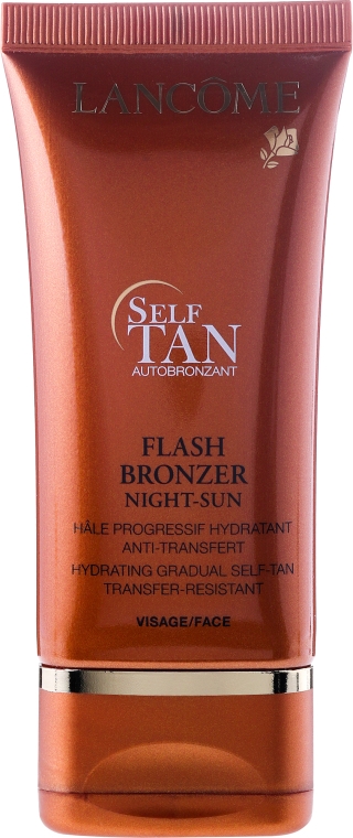 padle suge gnist Lancome Flash Bronzer Night Sun Hydrating Gradual Self-Tan - Ekspresowy  samoopalacz do twarzy | Makeup.pl
