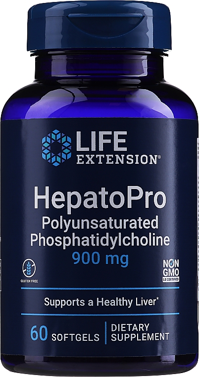 Fosfatydylocholina w żelowych kapsułkach - Life Extension Hepatopro — Zdjęcie N1