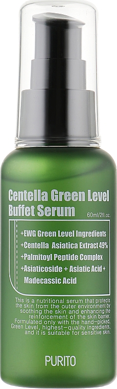 Serum do twarzy z ekstraktem z wąkroty azjatyckiej - Purito Centella Green Level Buffet Serum — Zdjęcie N2