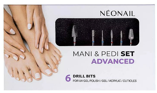 Zestaw frezów do manicure - NeoNail Professional Drill Bits Set Advanced — Zdjęcie N1