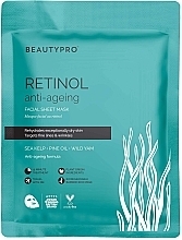 Maska w płachcie z retinolem - BeautyPro Retinol Anti-Ageing Sheet Mask — Zdjęcie N1