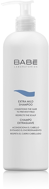 Delikatny szampon do każdego rodzaju włosów - Babé Laboratorios Extra Mild Shampoo — Zdjęcie N2