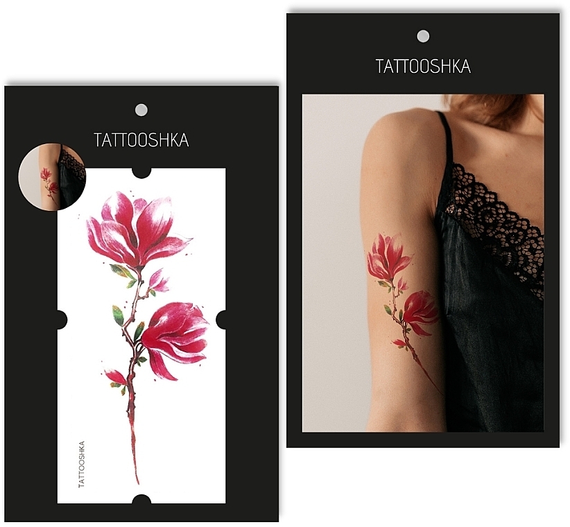 Tatuaż tymczasowy Magnolia - Tattooshka — Zdjęcie N1