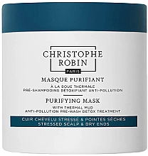 Kup Oczyszczająca maska ​​do włosów z błotem termalnym - Christophe Robin Purifying Mask With Thermal Mud