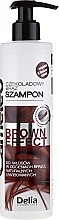 Kup Odświeżający szampon do włosów z efektem pogłębiania koloru dla brunetek - Delia Cameleo Brown Effect