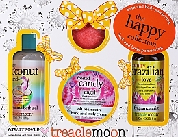 Zestaw - Treaclemoon The Happy Collection (sh/gel/100ml + mist/100ml + bath/riz/80g + h/b/cr/50ml) — Zdjęcie N1