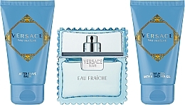 Versace Man Eau Fraiche - Zestaw (edt 50 ml + sh/gel 50 ml + ash/b 50 ml) — Zdjęcie N3