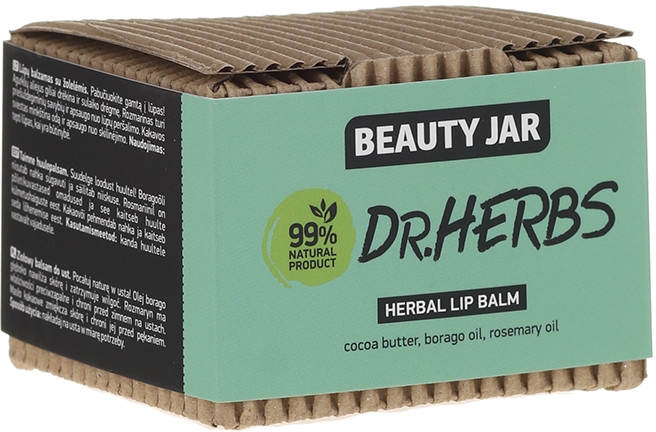 Balsam do ust - Beauty Jar Dr.Herbs Herbal Lip Balm — Zdjęcie N1