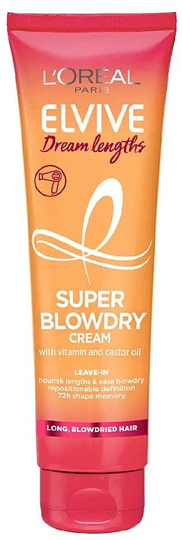 Krem do włosów - L'Oreal Paris Elseve Dream Lengths Super Blowdry Cream — Zdjęcie N1