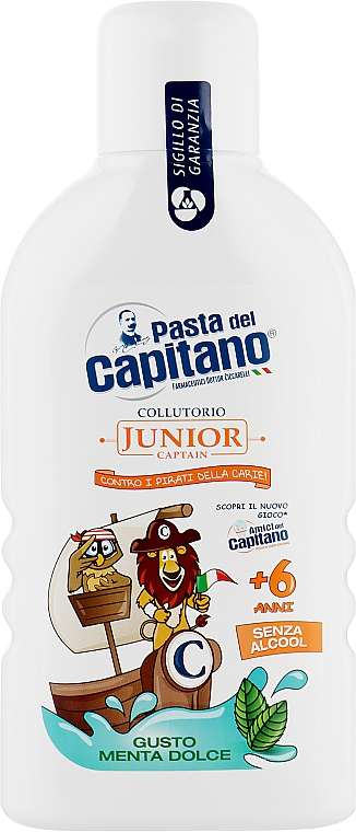 Płyn do płukania ust dla dzieci - Pasta Del Capitano Junior — Zdjęcie N1
