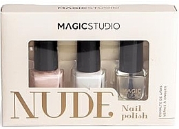 Zestaw lakierów do paznokci - Magic Studio Nude 3 Nail Polish Set (nail/polish/3x1.8ml) — Zdjęcie N1
