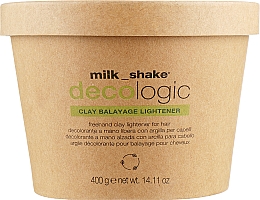 Rozjaśniacz do włosów - Milk_shake Decologic Clay Balayage Destaining Lightener — Zdjęcie N1