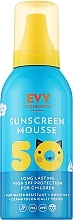 Pianka do ciała chroniąca przed słońcem dla dzieci - EVY Technology Sunscreen Mousse For Children SPF50 — Zdjęcie N1