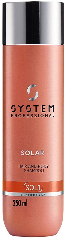 Szampon do włosów i ciała - System Professional Shampoo Solar Hair And Body Shampoo SOL1 — Zdjęcie N1