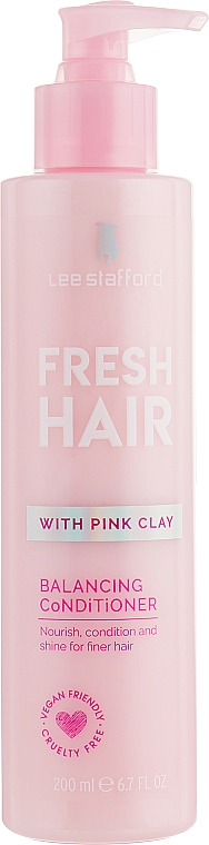 Odżywka równoważąca z różową glinką - Lee Stafford Fresh Hair Balancing Conditioner — Zdjęcie N1