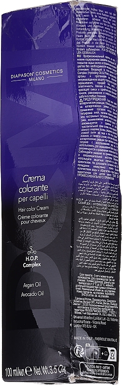 PRZECENA! Krem-farba do włosów o niskiej zawartości amoniaku - DCM HOP Complex Hair Color Cream * — Zdjęcie N3