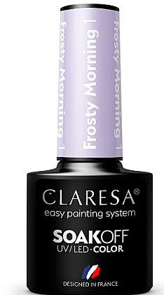 PREZENT! Żelowy lakier do paznokci - Claresa Frosty Morning Soak Off UV/LED Color — Zdjęcie N1