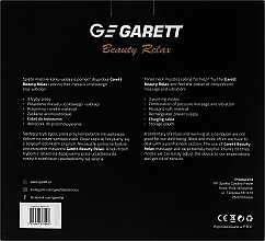 Poduszka do masażu karku - Garett Beauty Relax Brown — Zdjęcie N3