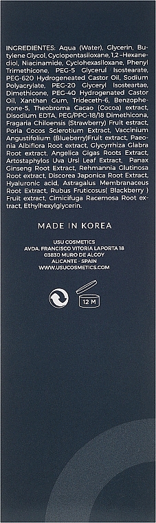 Przeciwstarzeniowy fluidowy krem-booster nawilżający z kompleksem orientalnym dla mężczyzn - 	Usu Cosmetics Men Fluid Cream Booster — Zdjęcie N3