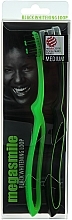 Szczoteczka do zębów Black Whitening Loop, zielono-czarna - Megasmile Black Whiteninng Loop — Zdjęcie N2