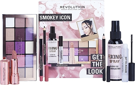 Zestaw, 6 produktów - Makeup Revolution Get The Look Gift Set Smokey Icon — Zdjęcie N1