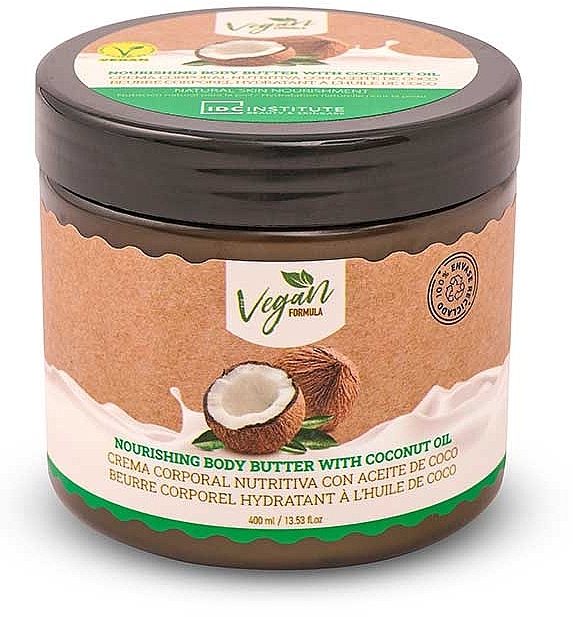 Masło do ciała - IDC Institute Vegan Formula Coconut Oil Body Butter — Zdjęcie N1