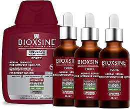 Kup Zestaw przeciw wypadaniu włosów - Biota Bioxsine DermaGen Forte (shm/300ml + serum/3x50ml)