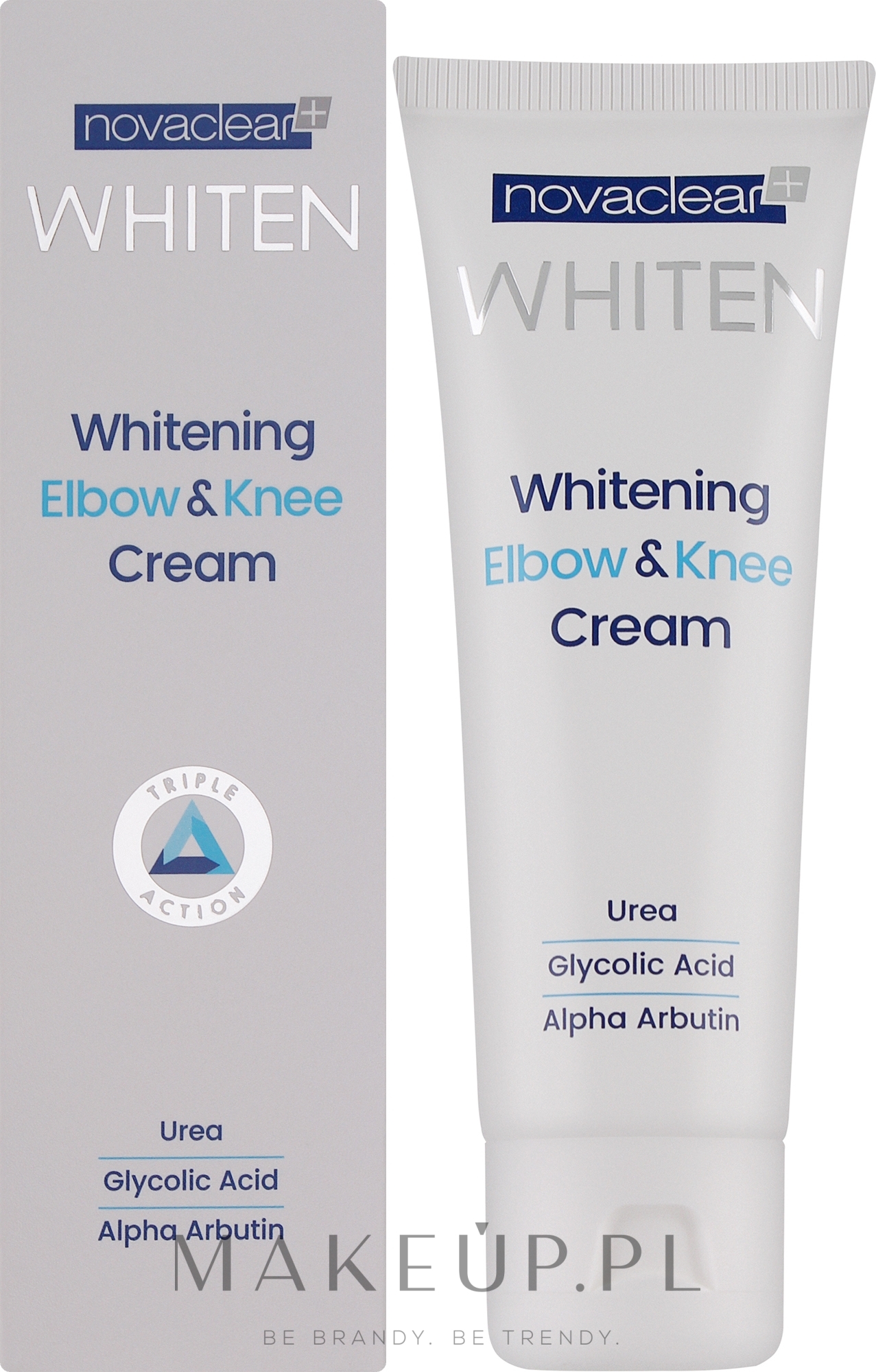 Krem wybielający do kolan i łokci - Novaclear Whiten Whitening Whitening Elbow & Knee Cream — Zdjęcie 50 ml