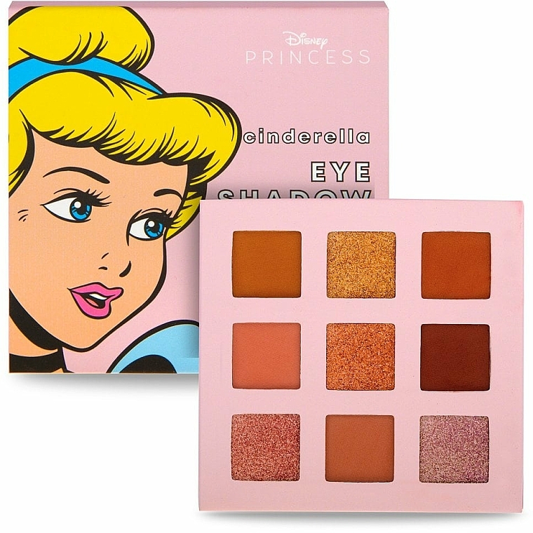Paleta cieni do powiek - Mad Beauty Disney POP Princess Mini Cinderella Eyeshadow Palette — Zdjęcie N2