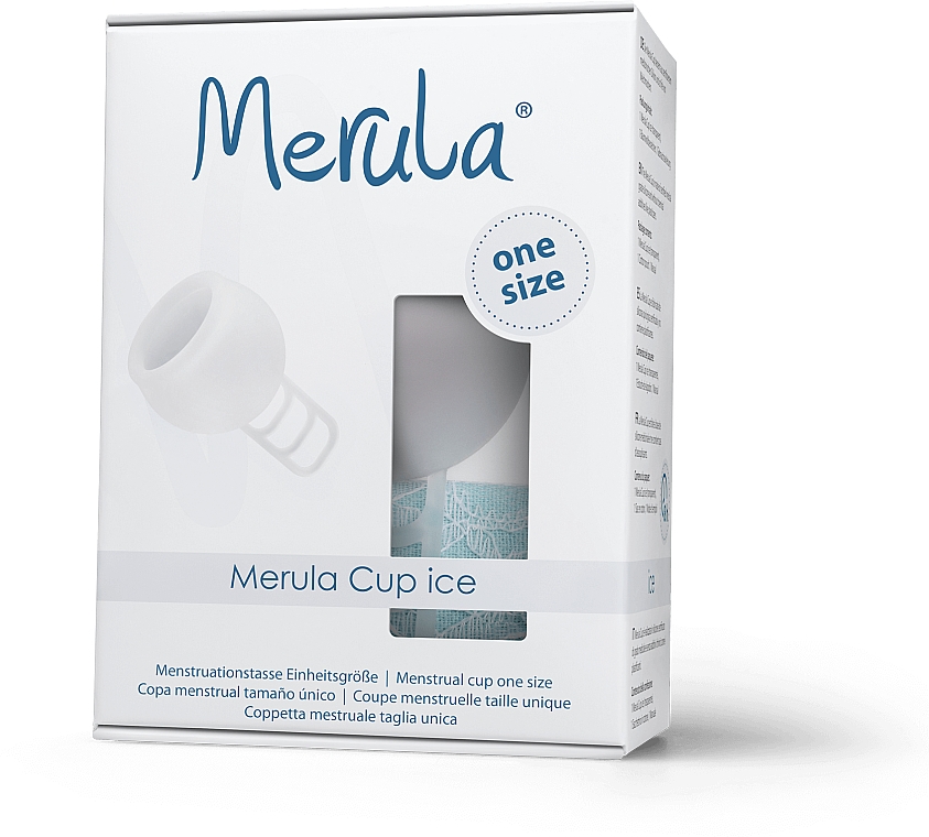 Kubeczek menstruacyjny, one size - Merula Cup Ice — Zdjęcie N1