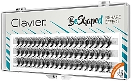 Sztuczne rzęsy, B 13 mm - Clavier BeShaped — Zdjęcie N1