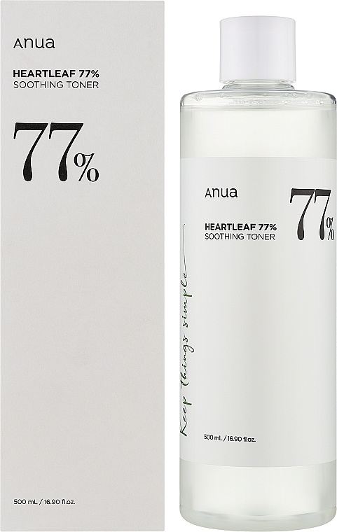 Kojący tonik do twarzy - Anua Heartleaf 77% Soothing Toner — Zdjęcie N4