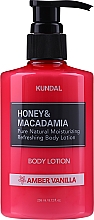 Kup Nawilżająco-odświeżający balsam do ciała Ambra i wanilia - Kundal Honey & Macadamia Body Lotion Amber Vanilla