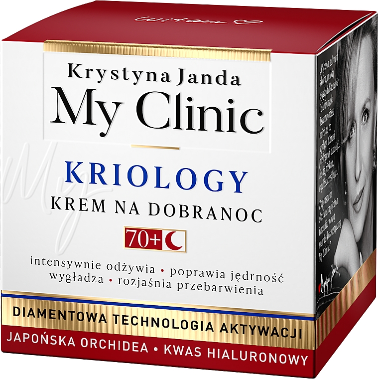 Krem na dobranoc 70+ - Janda My Clinic Kriology Night Cream 70+ — Zdjęcie N1