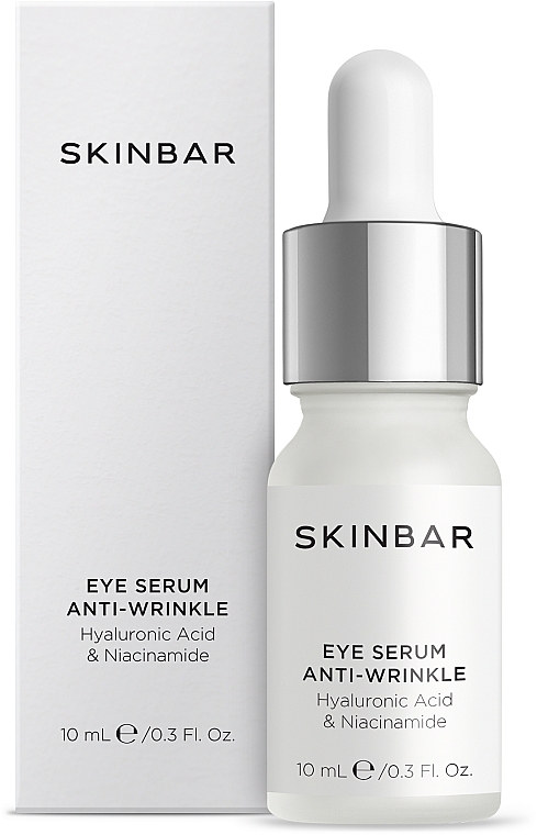 Serum pod oczy z kwasem hialuronowym i niacynamidem - SKINBAR Hyaluronic Acid & Niacinamide Eye Serum