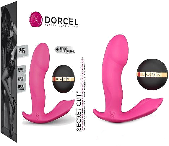 Wielofunkcyjny wibrator - Marc Dorcel Secret Clit Pink — Zdjęcie N1