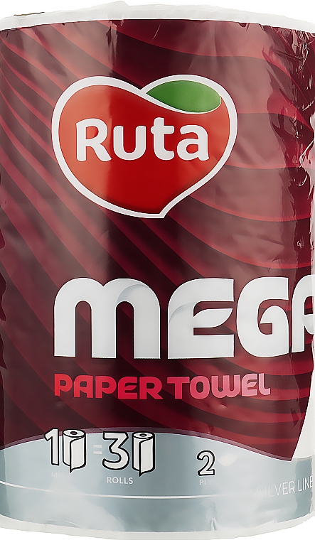 Ręczniki papierowe Mega, 2-warstwowe, 1 rolka - Ruta — Zdjęcie N1